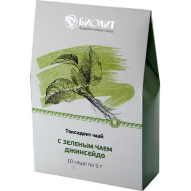 Токсидонт-май с зеленым чаем Джинсейдо: описание, отзывы