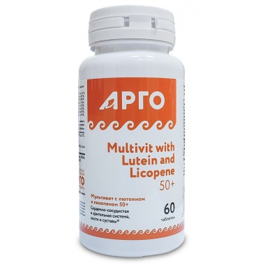 Мультивит с лютеином и ликопеном «50+» (Multivit with lutein and lycopene 50+): описание, отзывы
